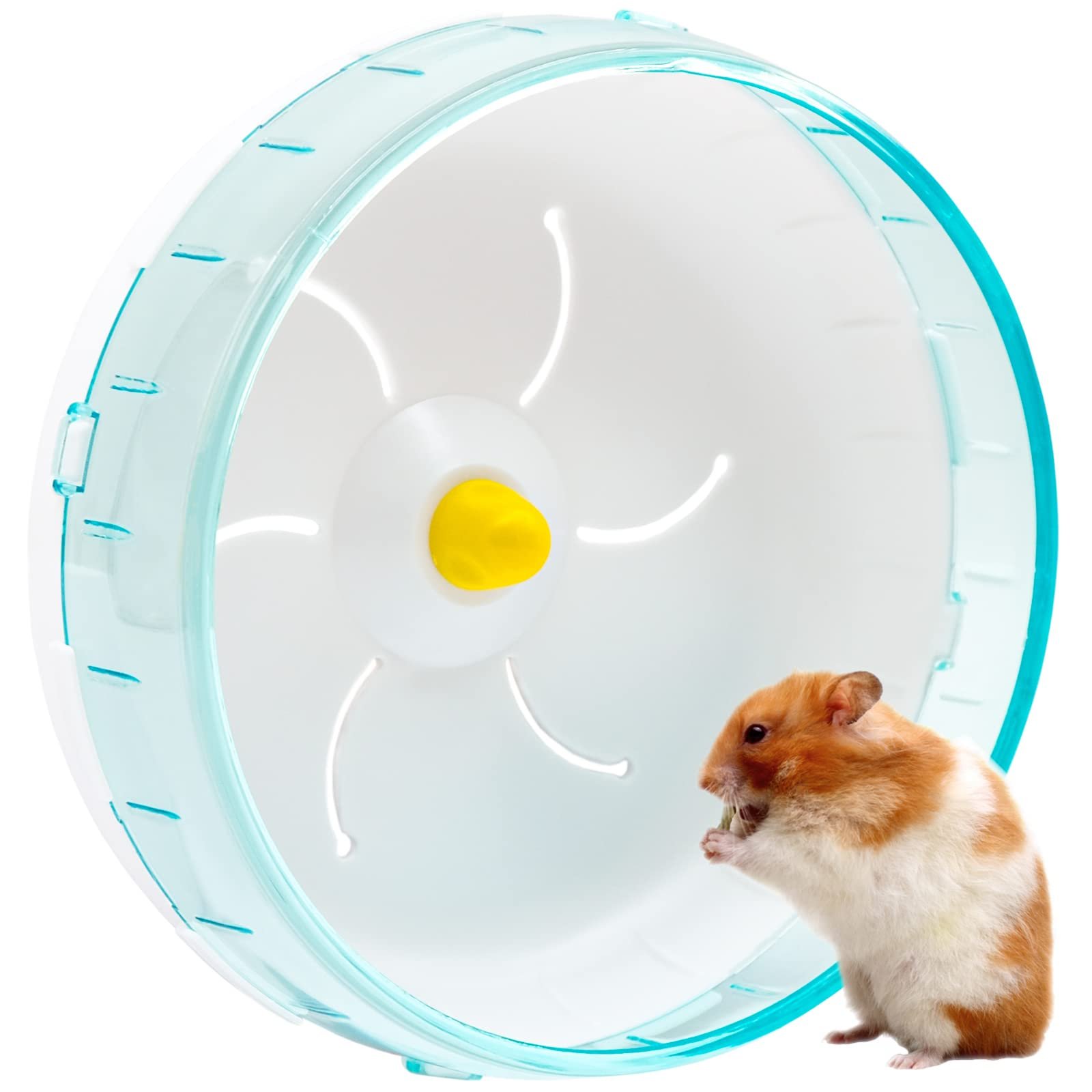 2. Rueda para Hamster Silenciosa de Plastico 17,5cm