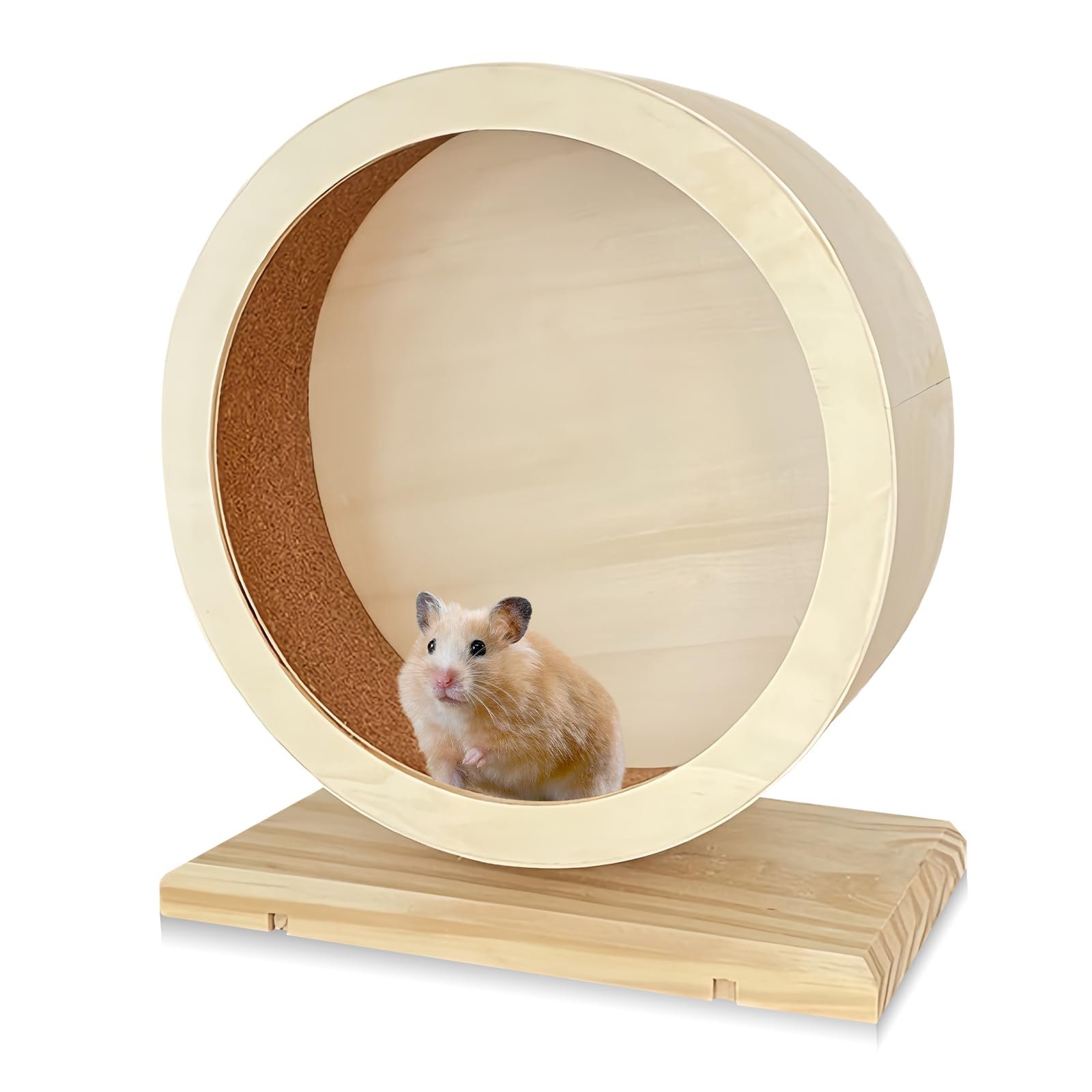 3. WIYETY Rueda de Ejercicio de Madera para Roedores