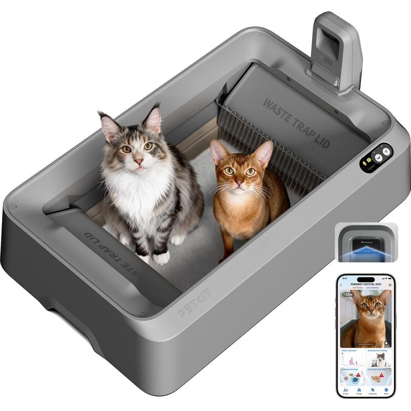 PETKIT PUROBOT Crystal Duo Arenero Autolimpiable