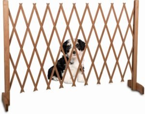 Barrera de seguridad extensible para perros en puerta interior