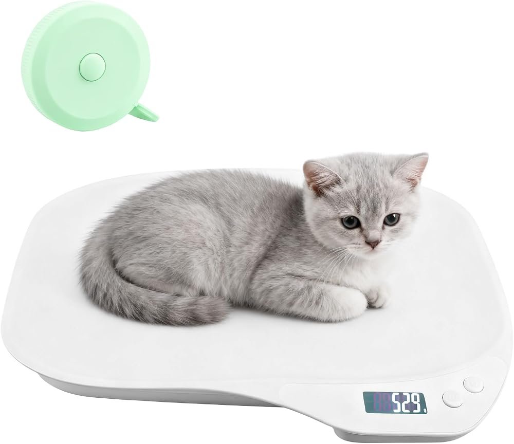 Bascula Digital para Mascotas de 15 kg con Precision de ±1 gramo