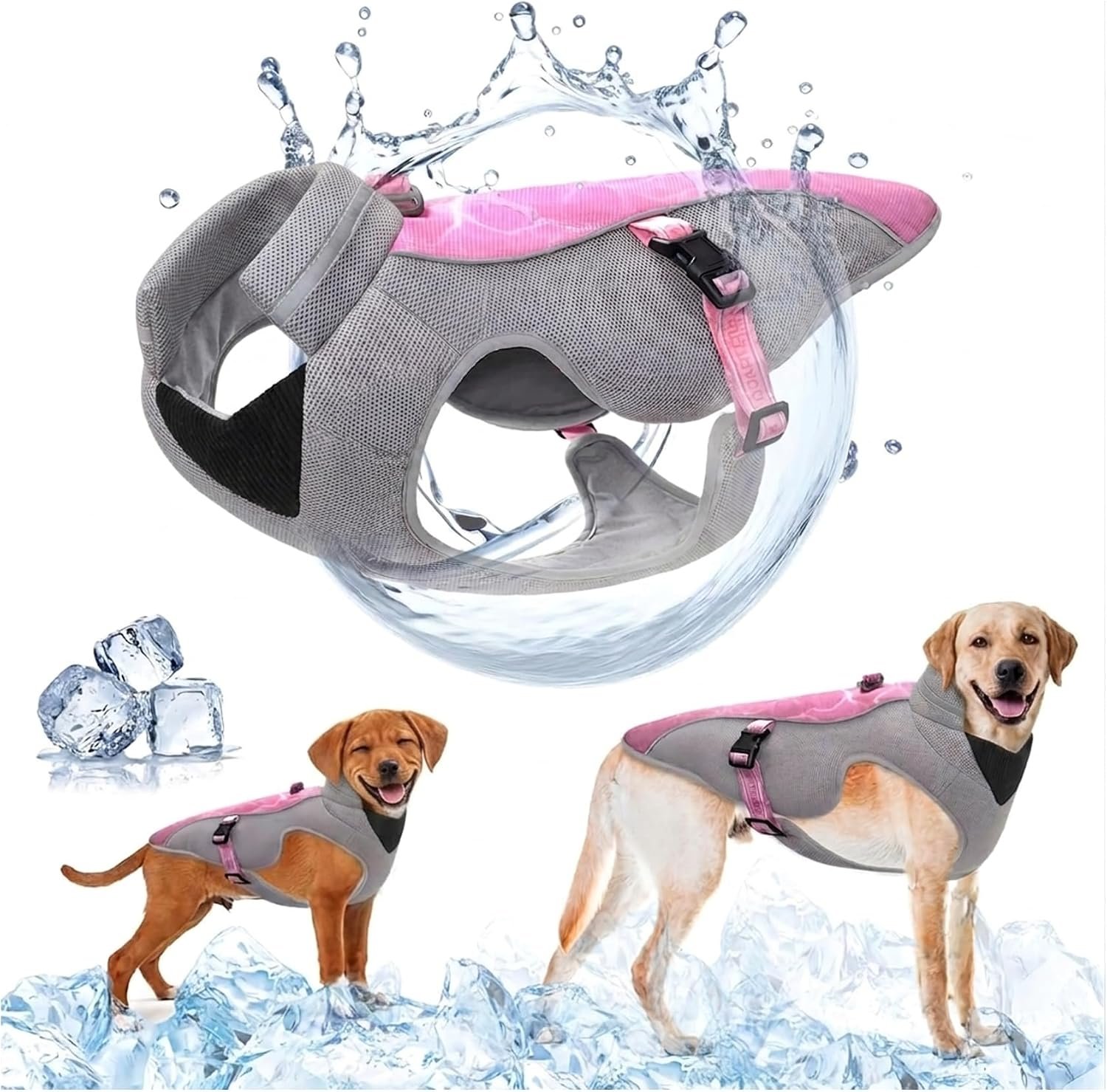 Chaleco refrescante con arnes D-Snap incorporado