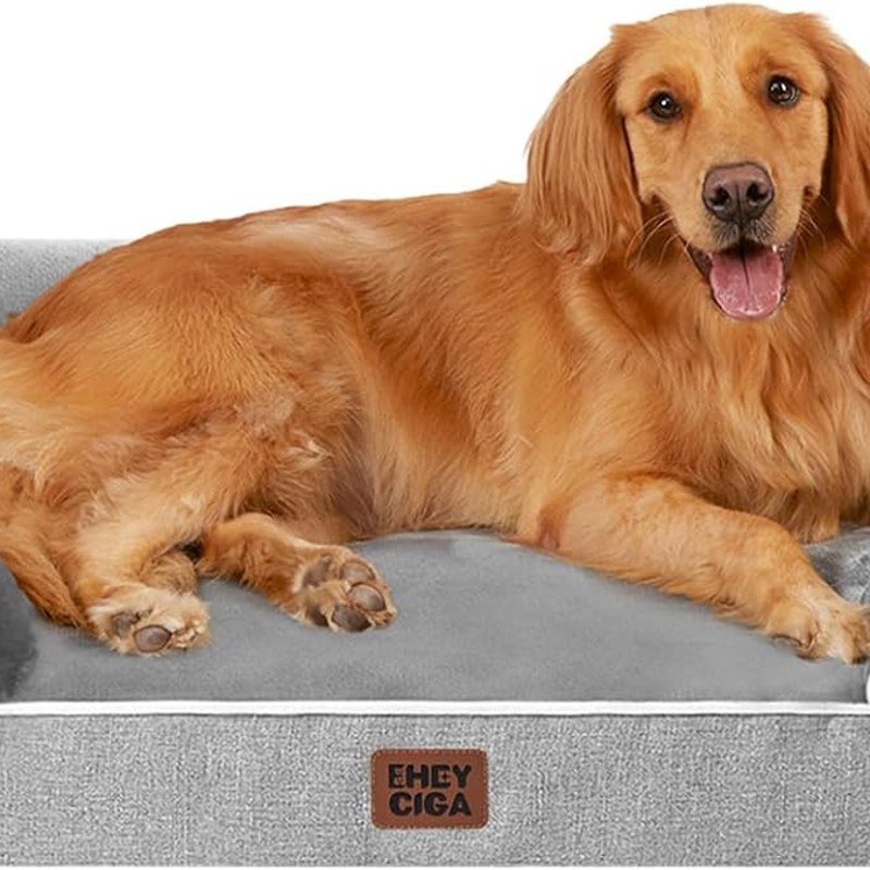 EHEYCIGA Cama Perro Extra Grande 112x81x16cm