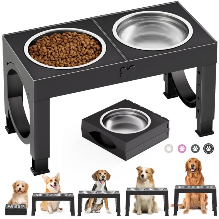 Mejores comederos elevados ajustables para perros