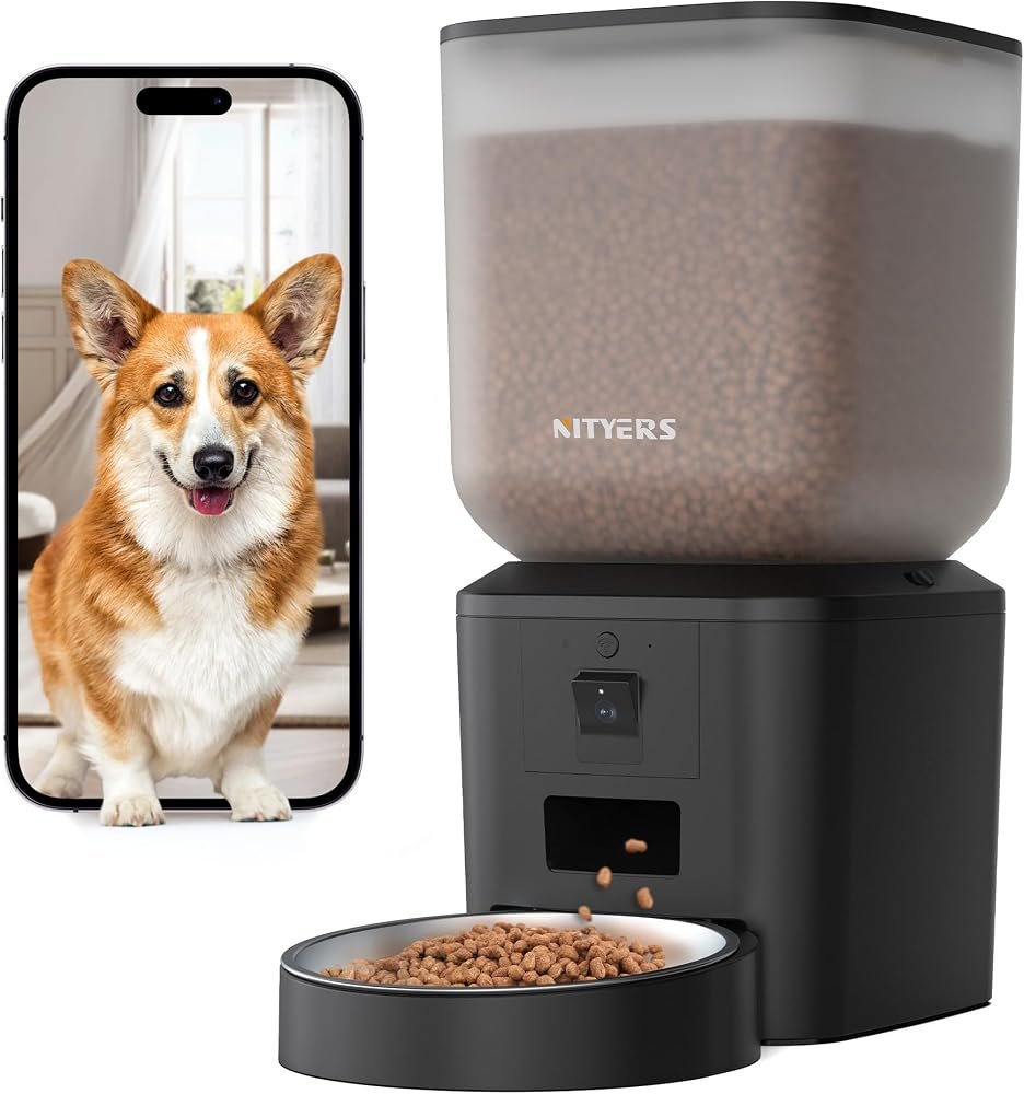 Comedero Automatico para Perros y Gatos con Camara y WiFi (8L)