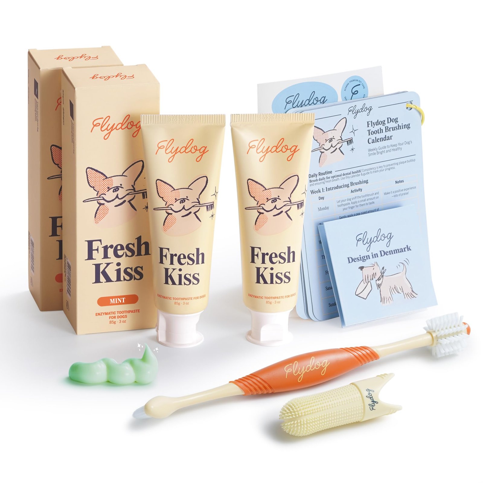 Flydog Set Higiene Dental Enzimático