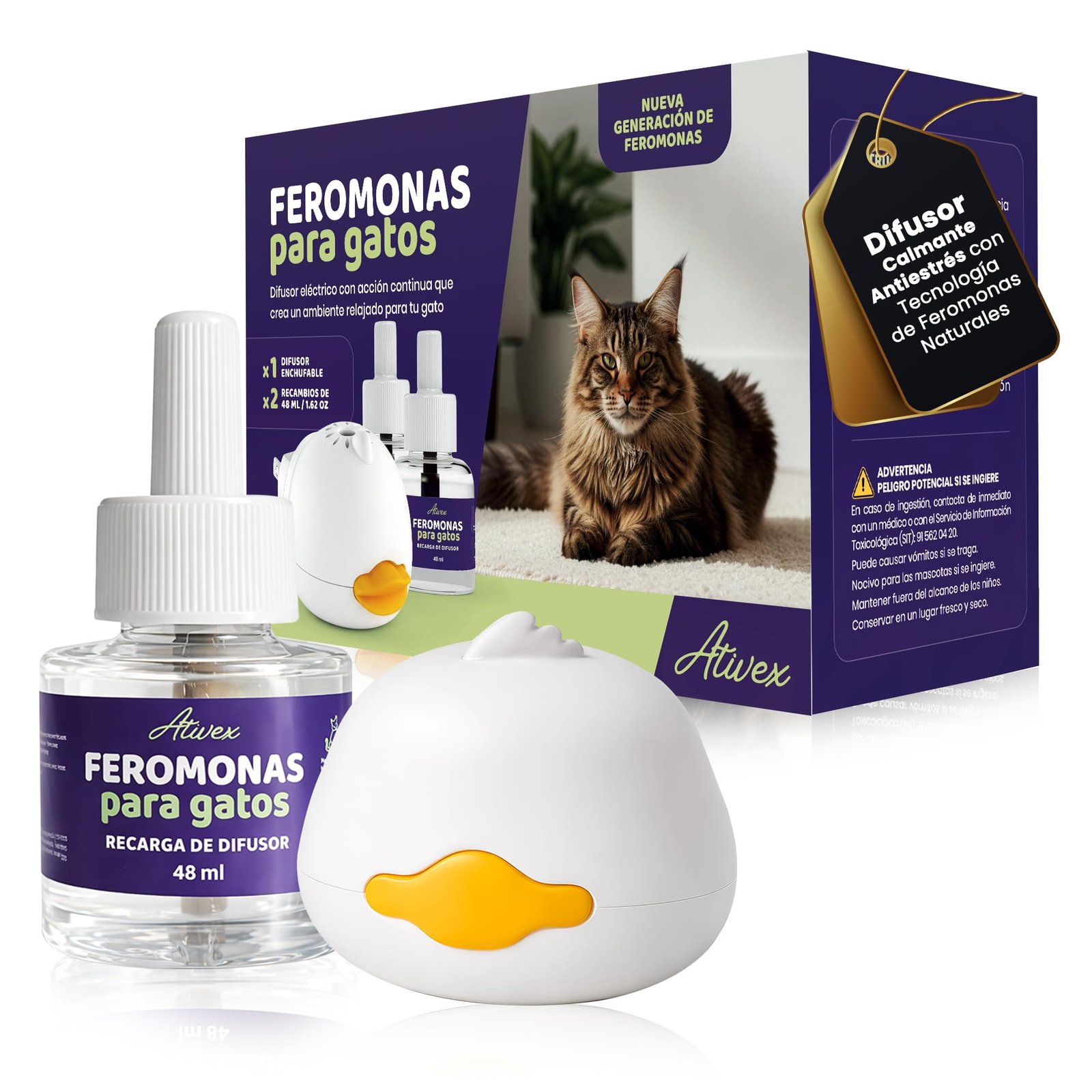 Feromonas con Difusor y 2 Recambios