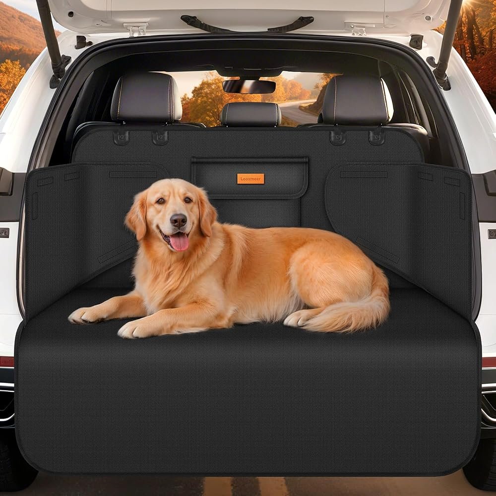 Funda de maletero para perros antideslizante e impermeable color negro