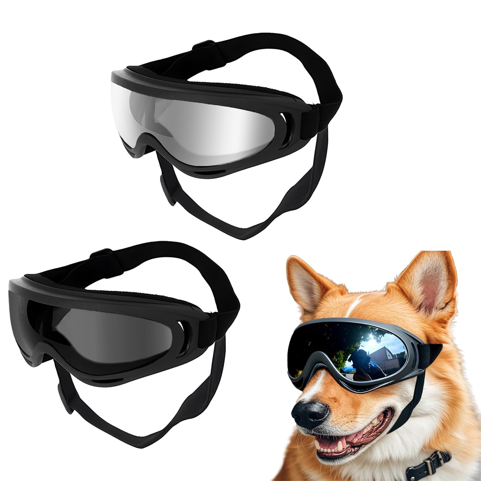 2 Piezas Gafas de Sol para Perro