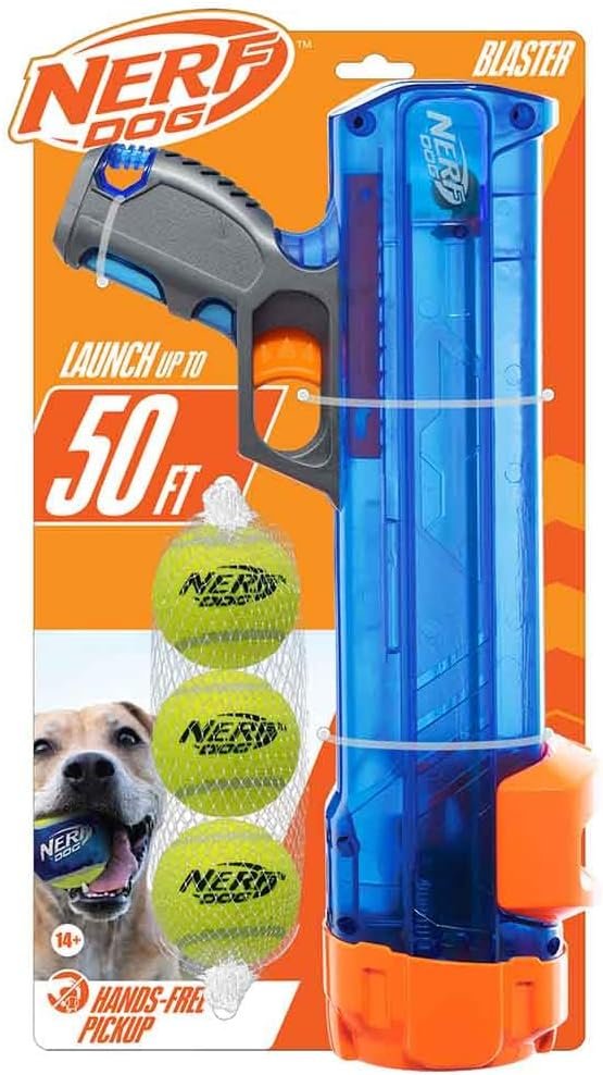 Nerf Dog Set Lanzador y Pelotas de Tenis