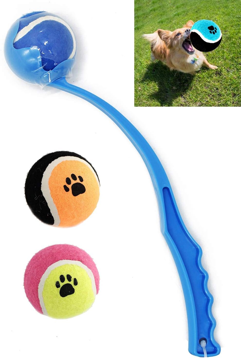 BPS Juguete Interactivo Lanzador de Pelotas