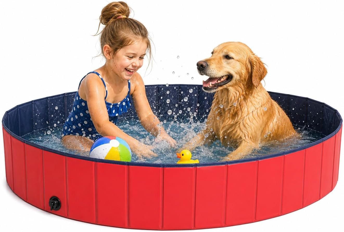 Lionto Piscina Plegable para Perros M 120cm