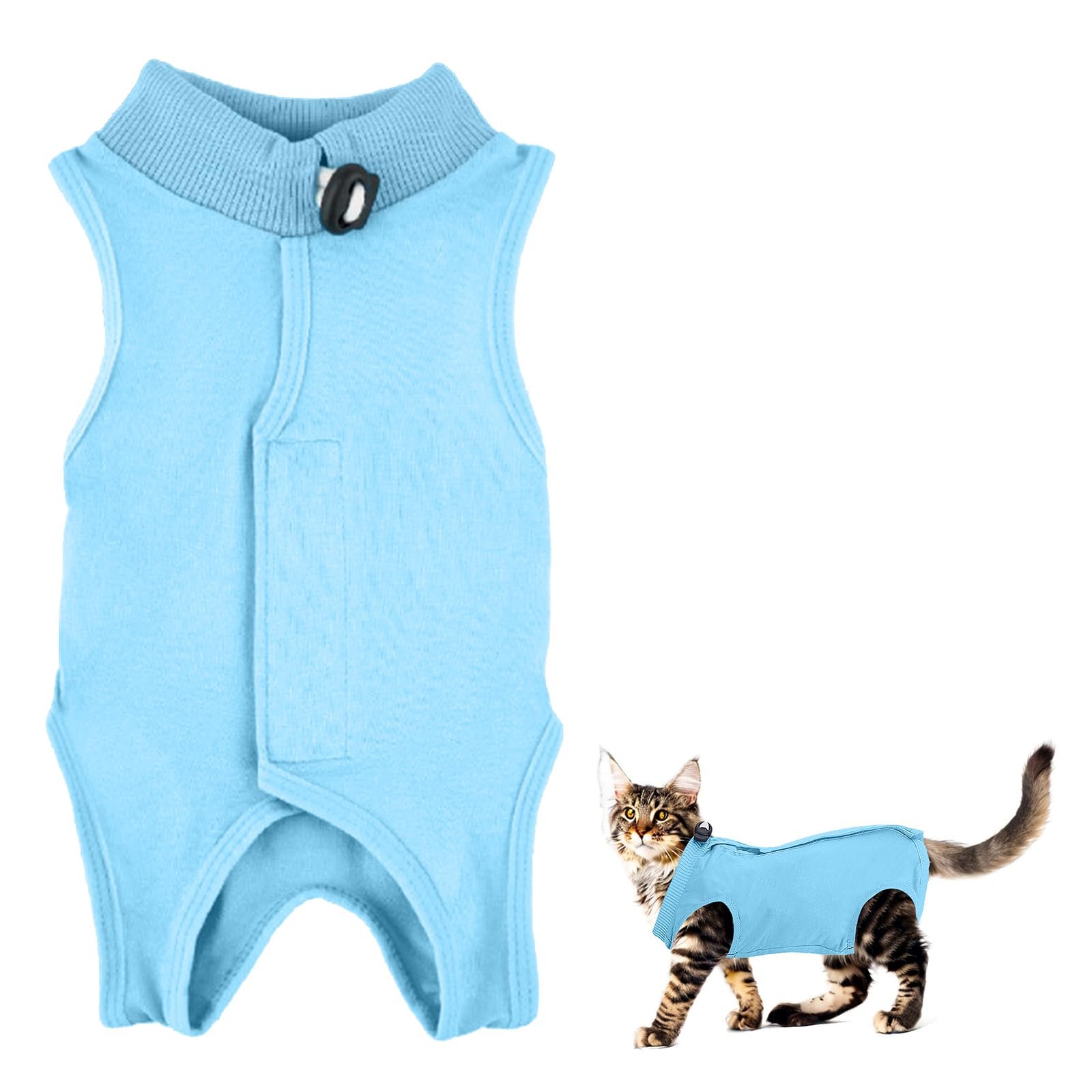 6. Traje de Recuperacion Economico para Gatos y Perros Pequenos