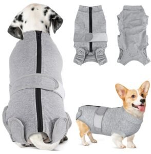 Mejores pijamas y monos postoperatorios para perros y gatos: alternativa al collar isabelino (2026)