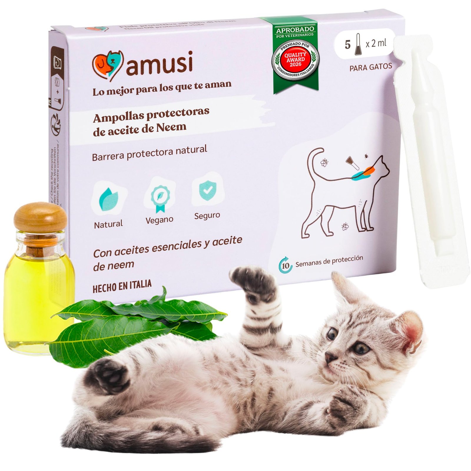 Ampollas de Aceite de Neem