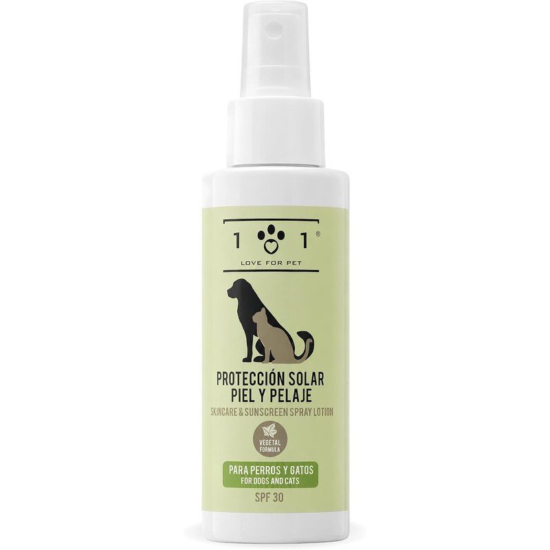 Crema solar en spray SPF30 para perros y gatos