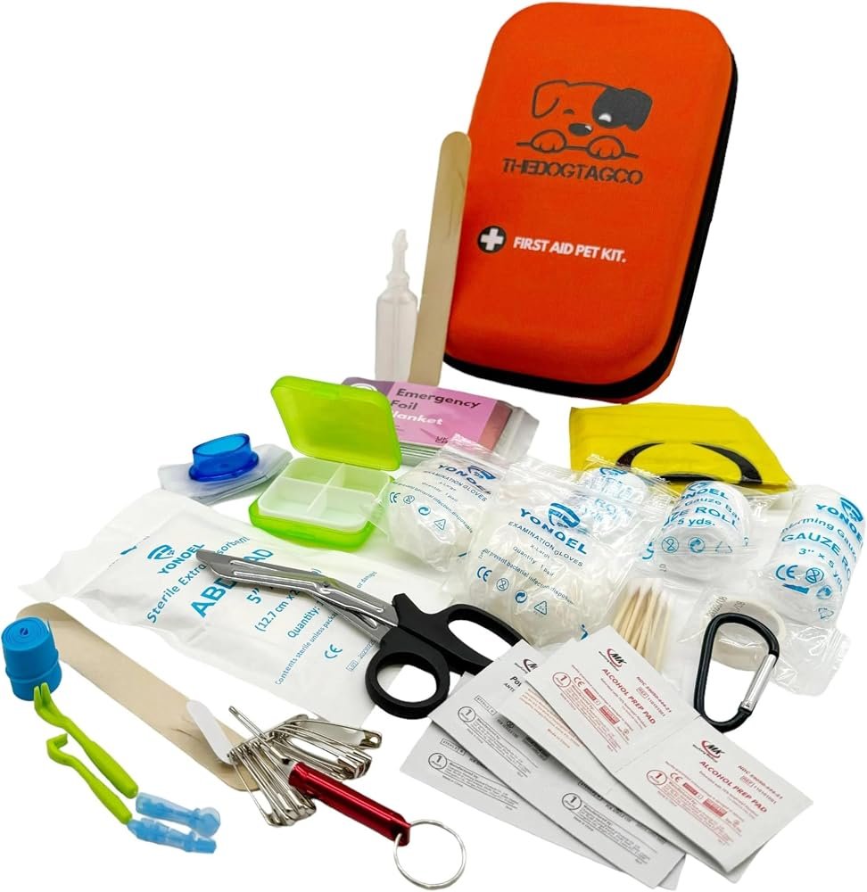 TheDogTagCo Kit de Primeros Auxilios para Perros