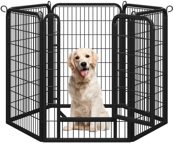 Yaheetech 6 Vallas para Perros Corralito para Perros Grandes