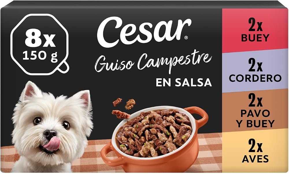 Cesar Country Stew, bandejas de 150g (pack de 24)