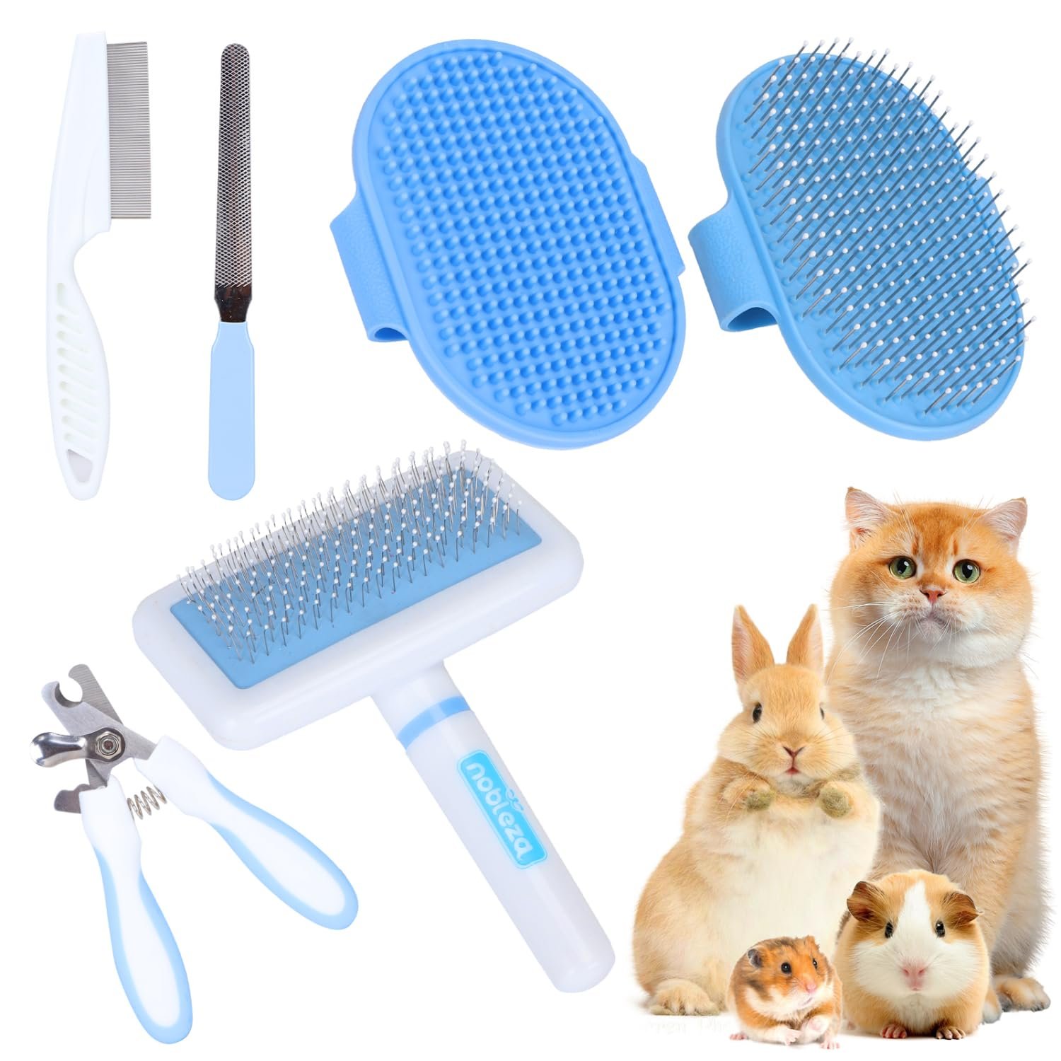 Nobleza Set de Aseo 6 Piezas para Mascotas Pequeñas