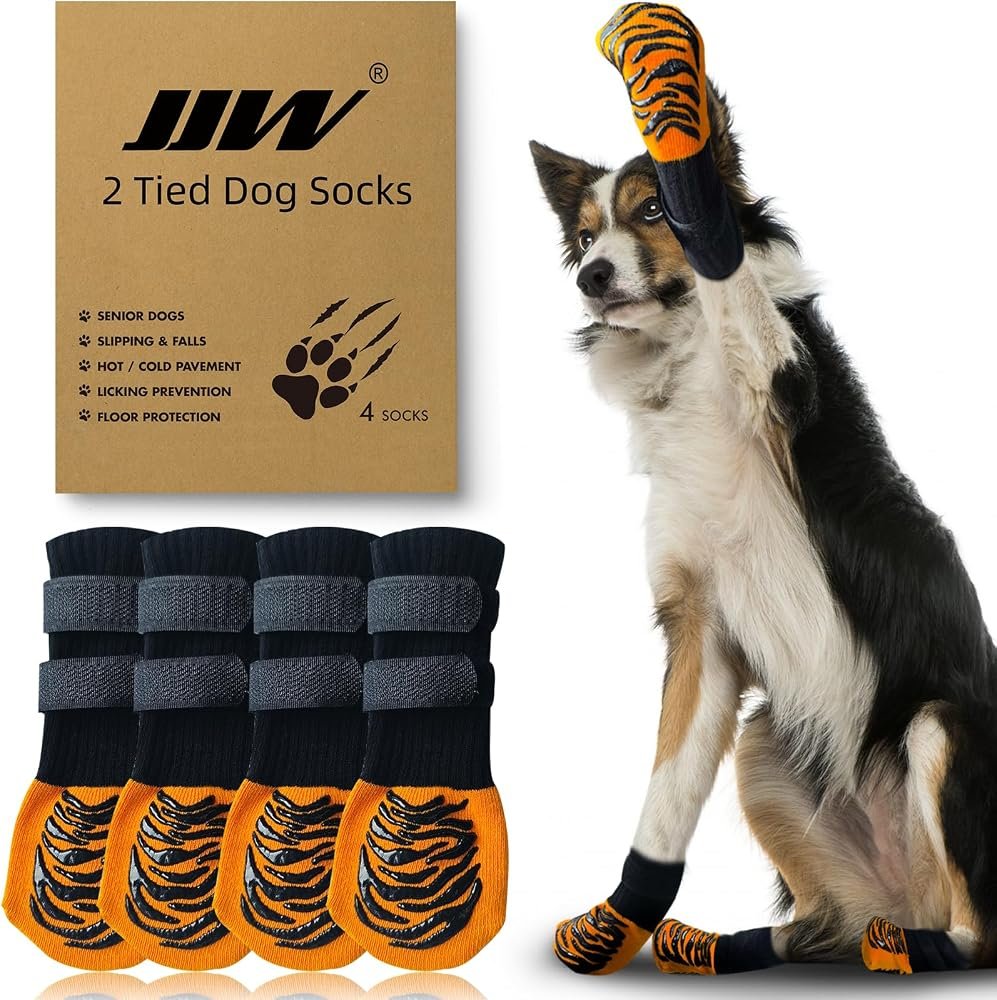 JJW Calcetines Antideslizantes con 2 Correas Ajustables