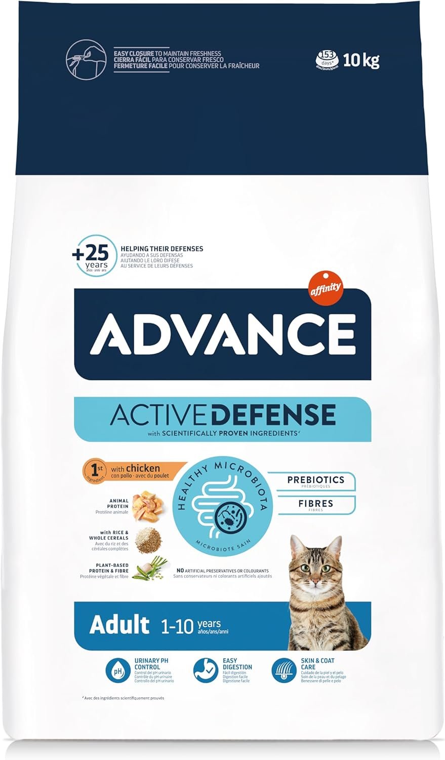 Advance Cat Adult pienso para gatos adultos con pollo, saco de 10kg