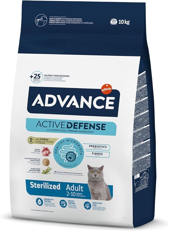 Advance Cat Adult Sterilized pienso para gatos esterilizados con pavo