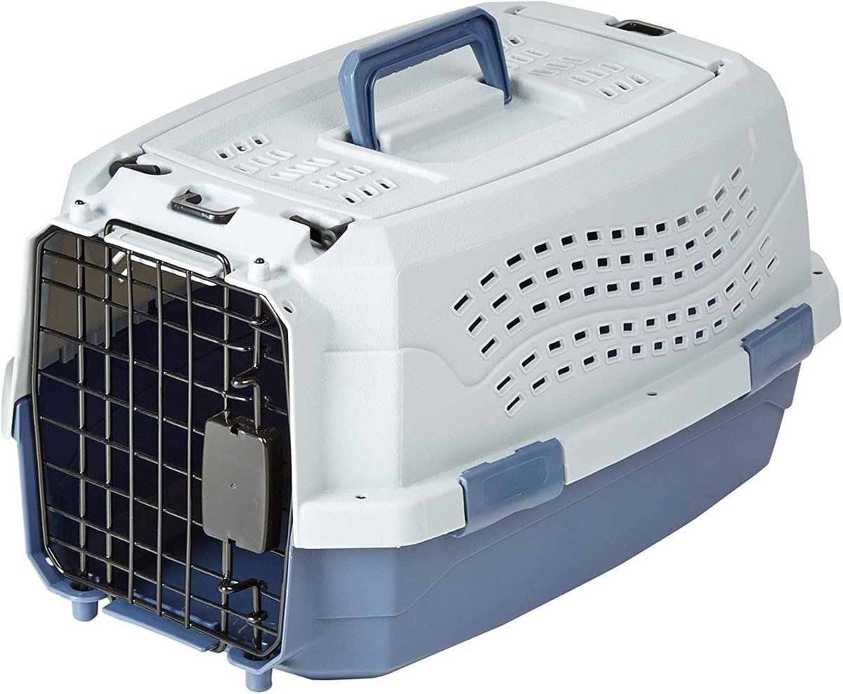 Amazon Basics transportin rigido para gatos de 2 puertas