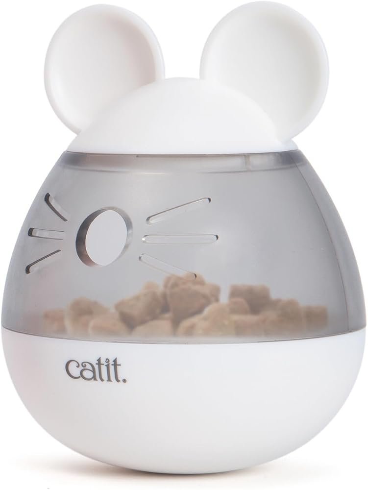 Catit PIXI dispensador de snacks con forma de ratón para gatos