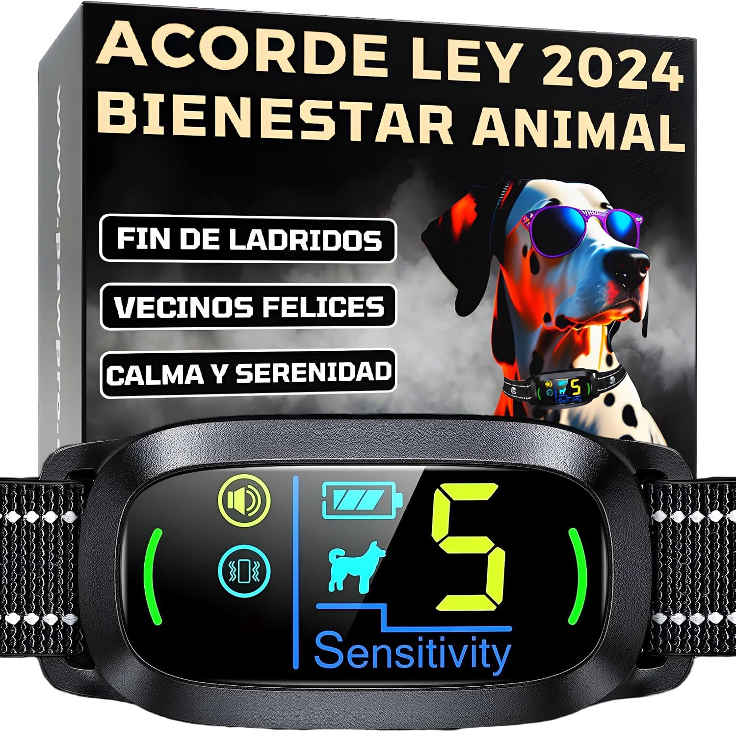 PAWPRO Collar Antiladridos con Inteligencia Artificial