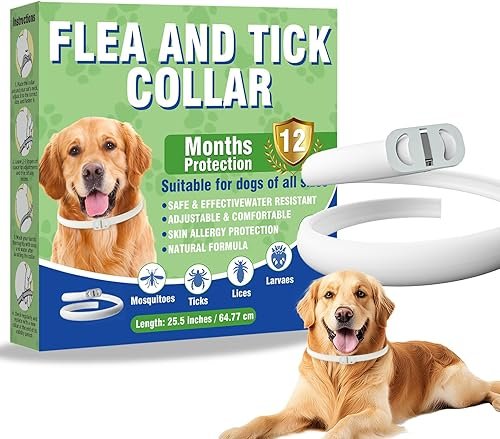 Collar Antiparasitario para Perros, ajustable