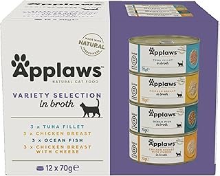 Applaws 100% natural comida húmeda para gatos en caldo, latas