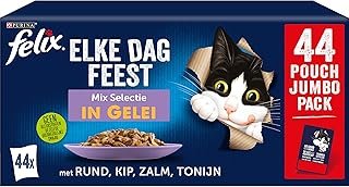 Felix Fantastic comida húmeda para gatos en gelatina, pack 44x85g