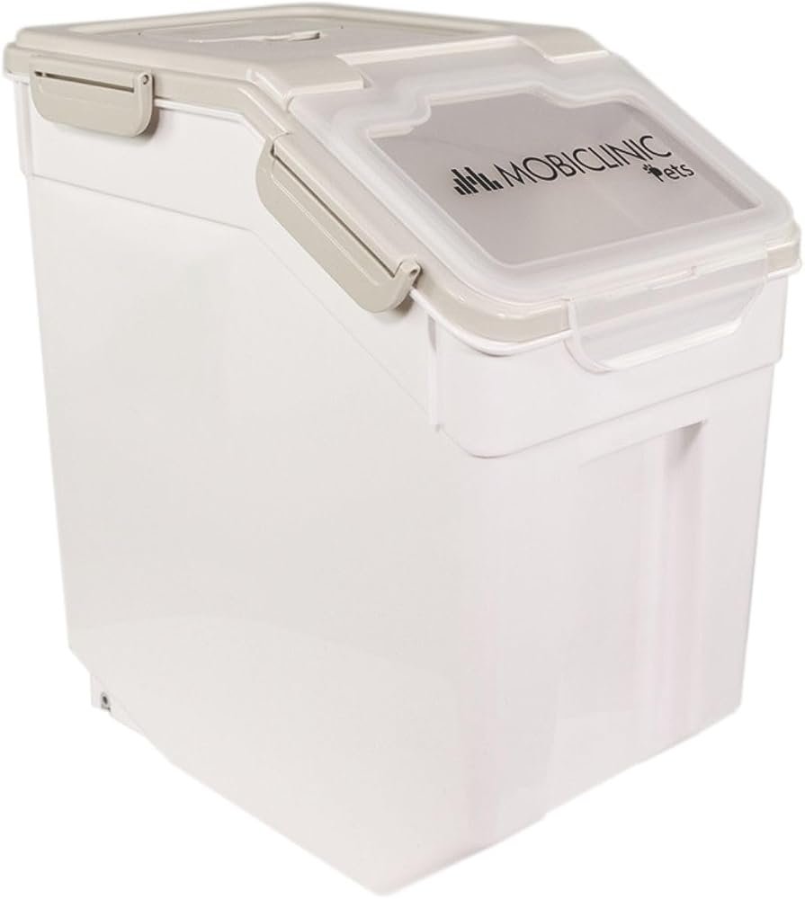 Mobiclinic Feedpet contenedor hermetico 20 litros con pala y vaso medidor