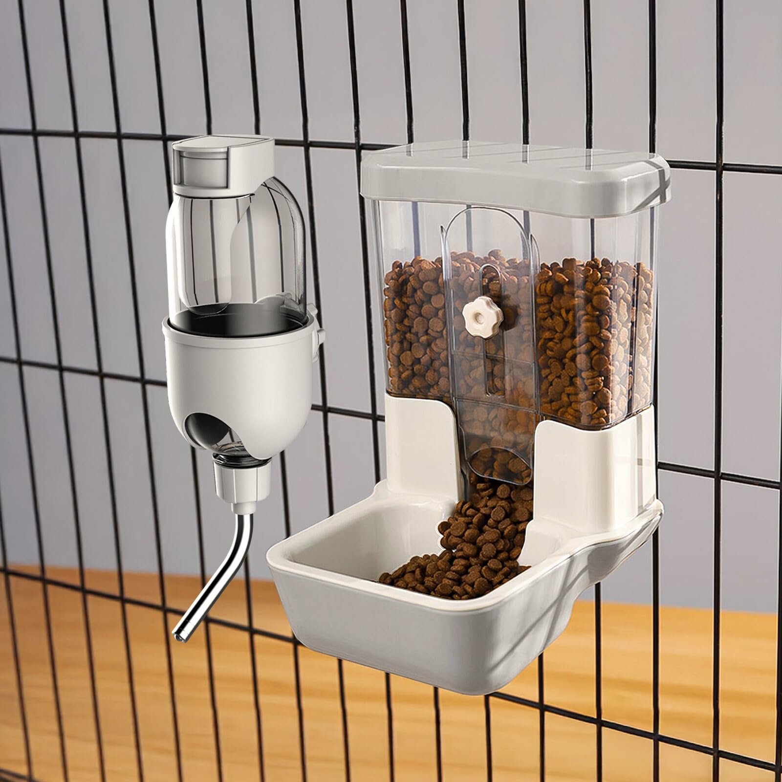 Dispensador Automatico de Comida y Agua de Gravedad