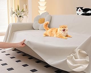 Funda de sofá Loiion beige impermeable anti gatos