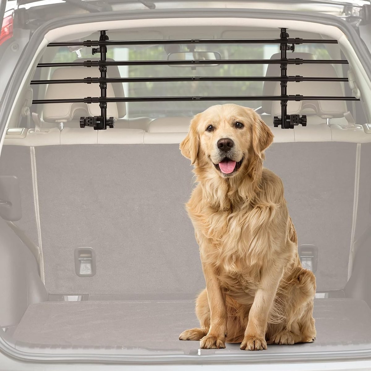 Rejilla JOYTUTUS de aluminio ajustable para separar el maletero del coche