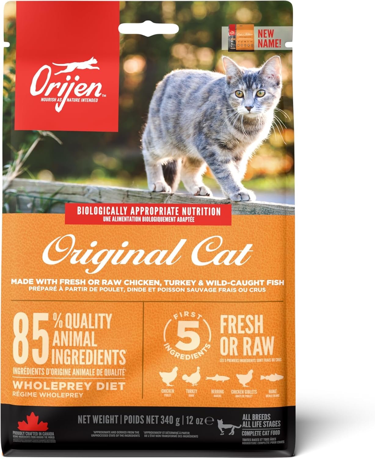 Orijen Cat and Kitten comida para gato y gatito 5.4kg