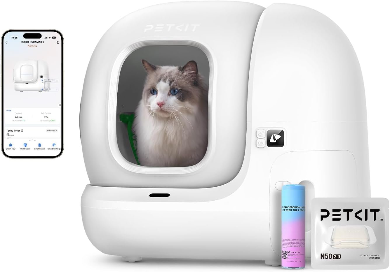 PETKIT Pura MAX 2 arenero autolimpiable para gatos