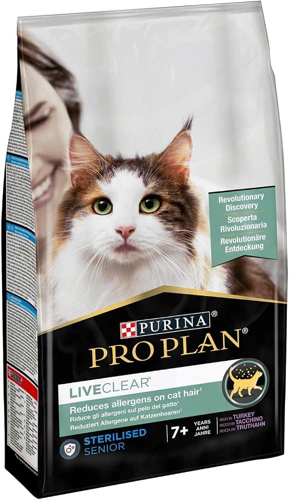 Purina Pro Plan LiveClear Esterilizado Senior 7+ 1,4 kg