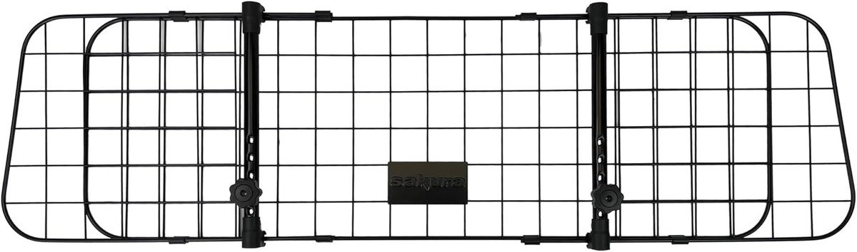 Barrera Sakura SS5259 ajustable para separar el maletero y transportar perros en coche