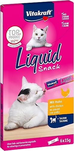 Vitakraft Liquid Snack, Golosina Cremosa para Gatos