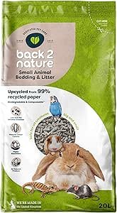 Back2Nature Lecho para Animales Pequeños de Papel Reciclado
