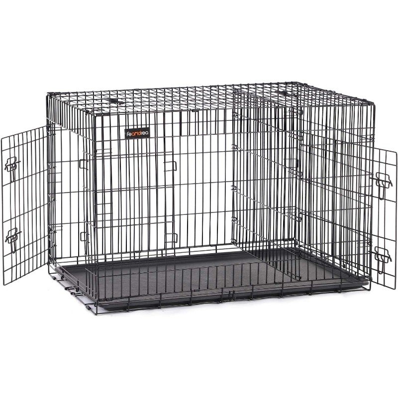 Feandrea Jaula para Perros de 2 Puertas