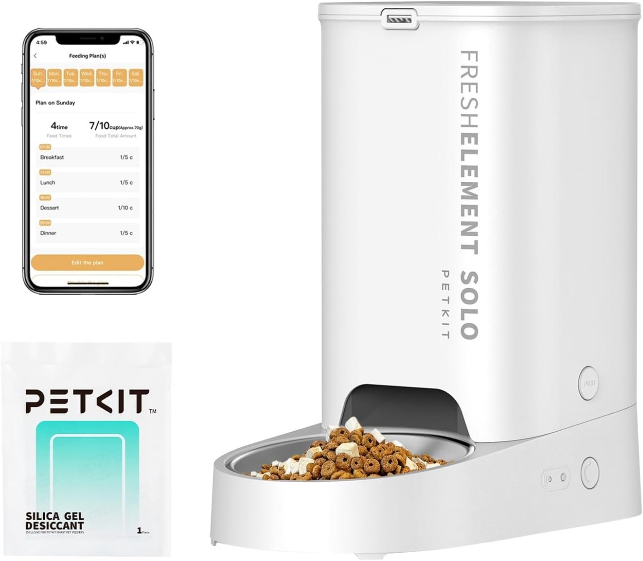 PETKIT comedero automático para gatos con WiFi