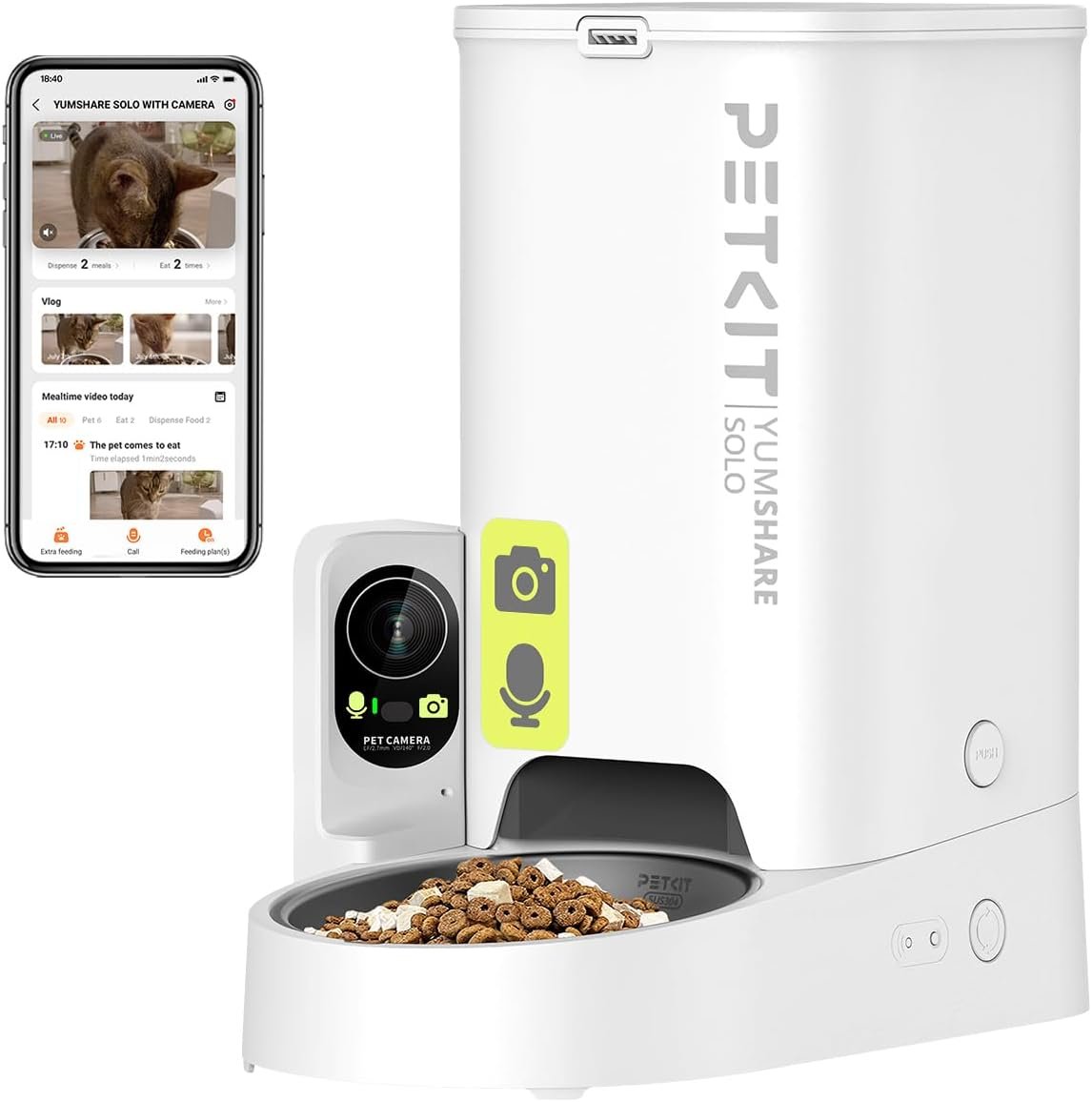 PETKIT comedero automático con cámara para gatos